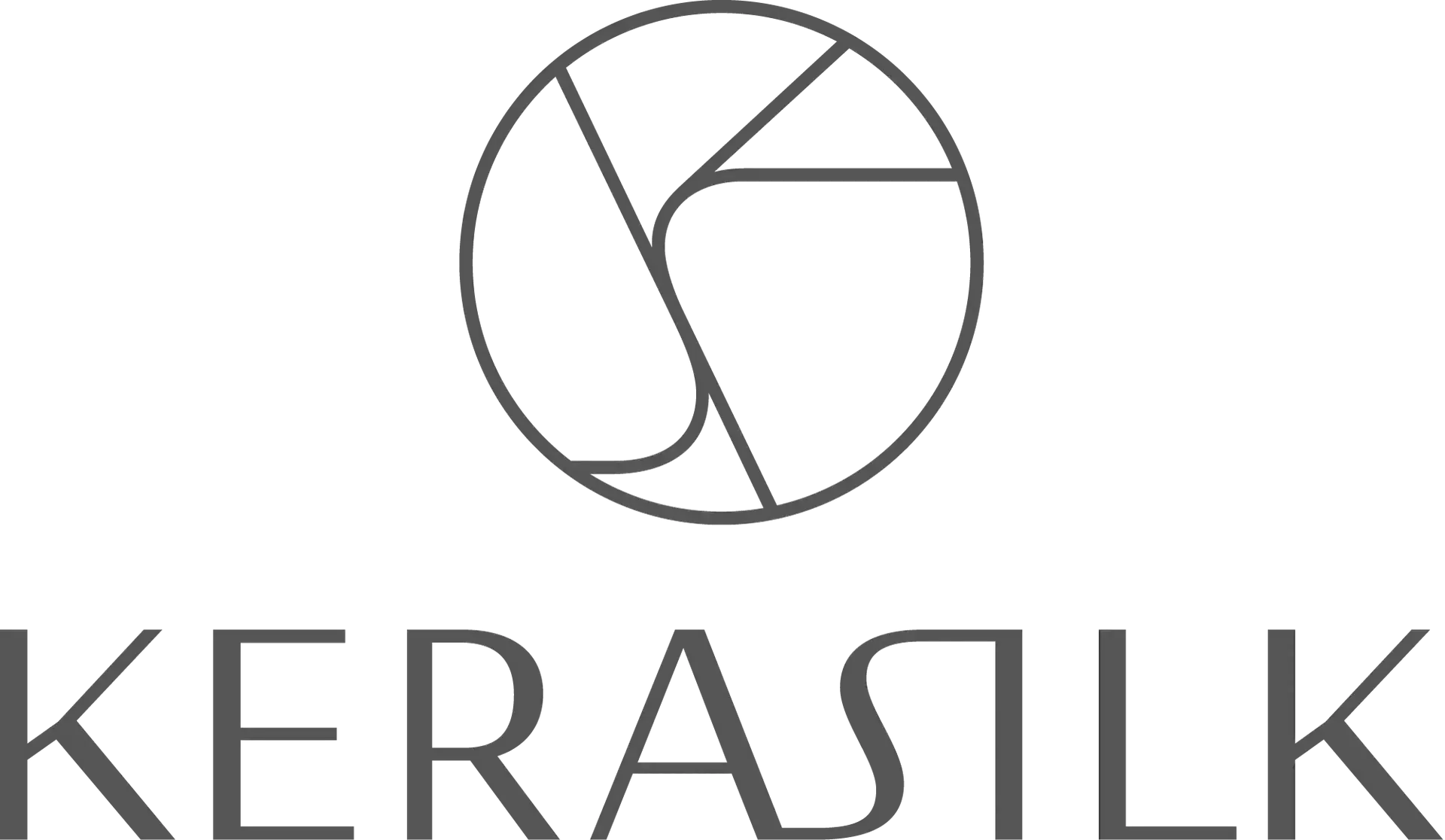 Kérasilk logo with abstract circular design above brand name.