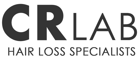 CR Lab logo with text "Hair Loss Specialists" below.