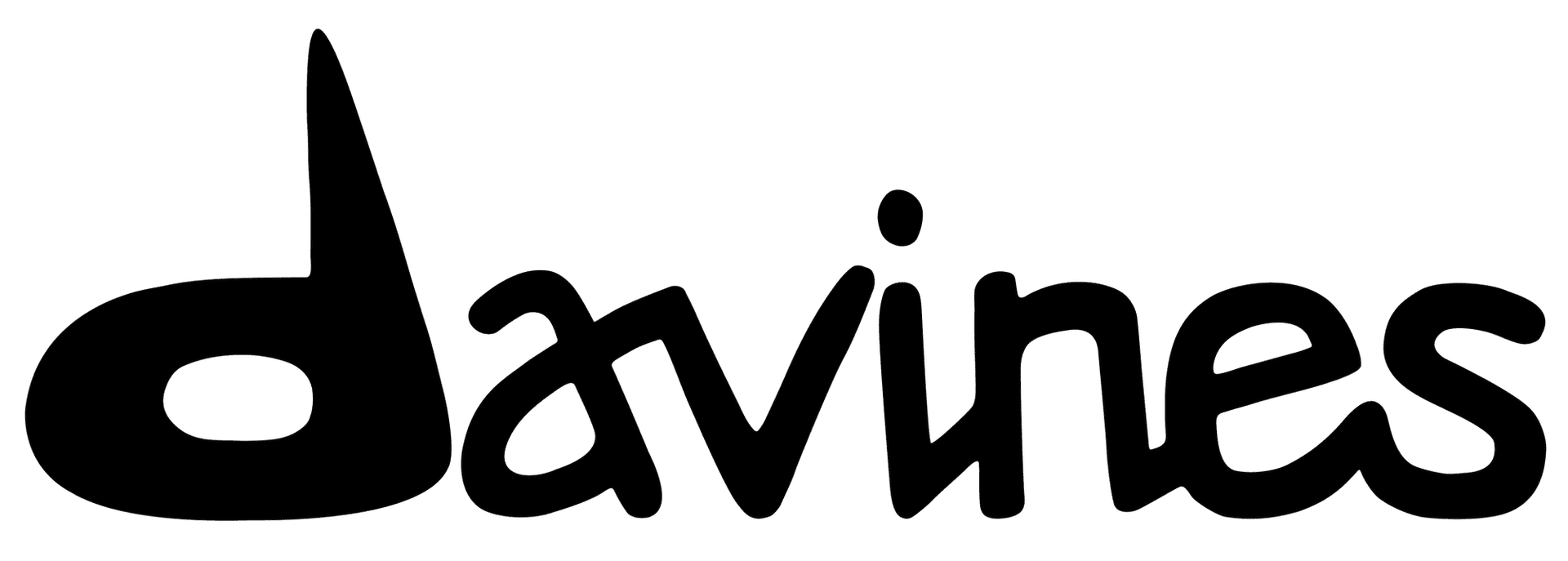 Davines logo in stylized black font.